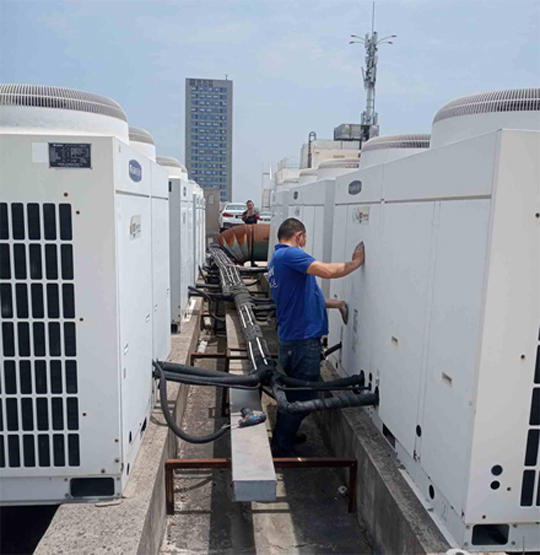 未央中央空调制热和不制冷系统维修方法